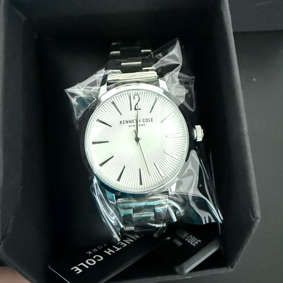 Kenneth Cole Mother-Of-Pearl Dial Bracelet Watch, 34Mm in  Kenneth Cole Three-Hand Quartz Bracelet Watch, 35mm